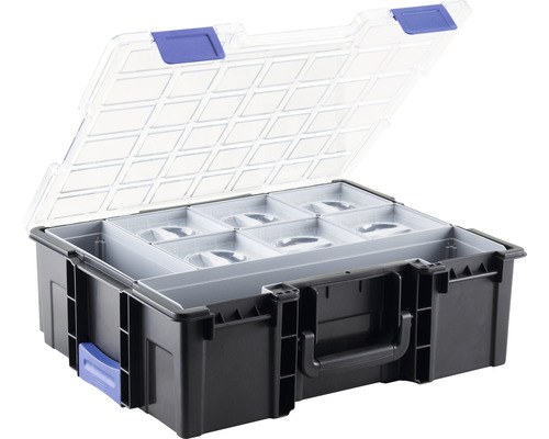 Industriële assortimentskoffer 440 x 144 x 355 mm 8 compartimenten