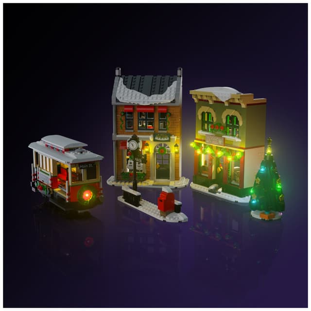 Light My Bricks™ Holiday Main Street lyskit