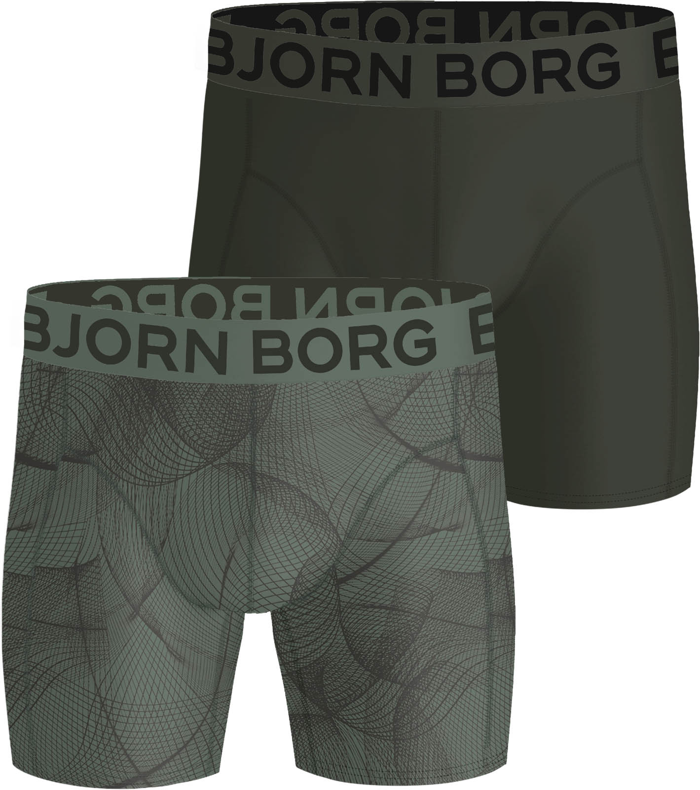 Sports Lightweight Boxer 2-Pack Herre MP001/Multipack 01
