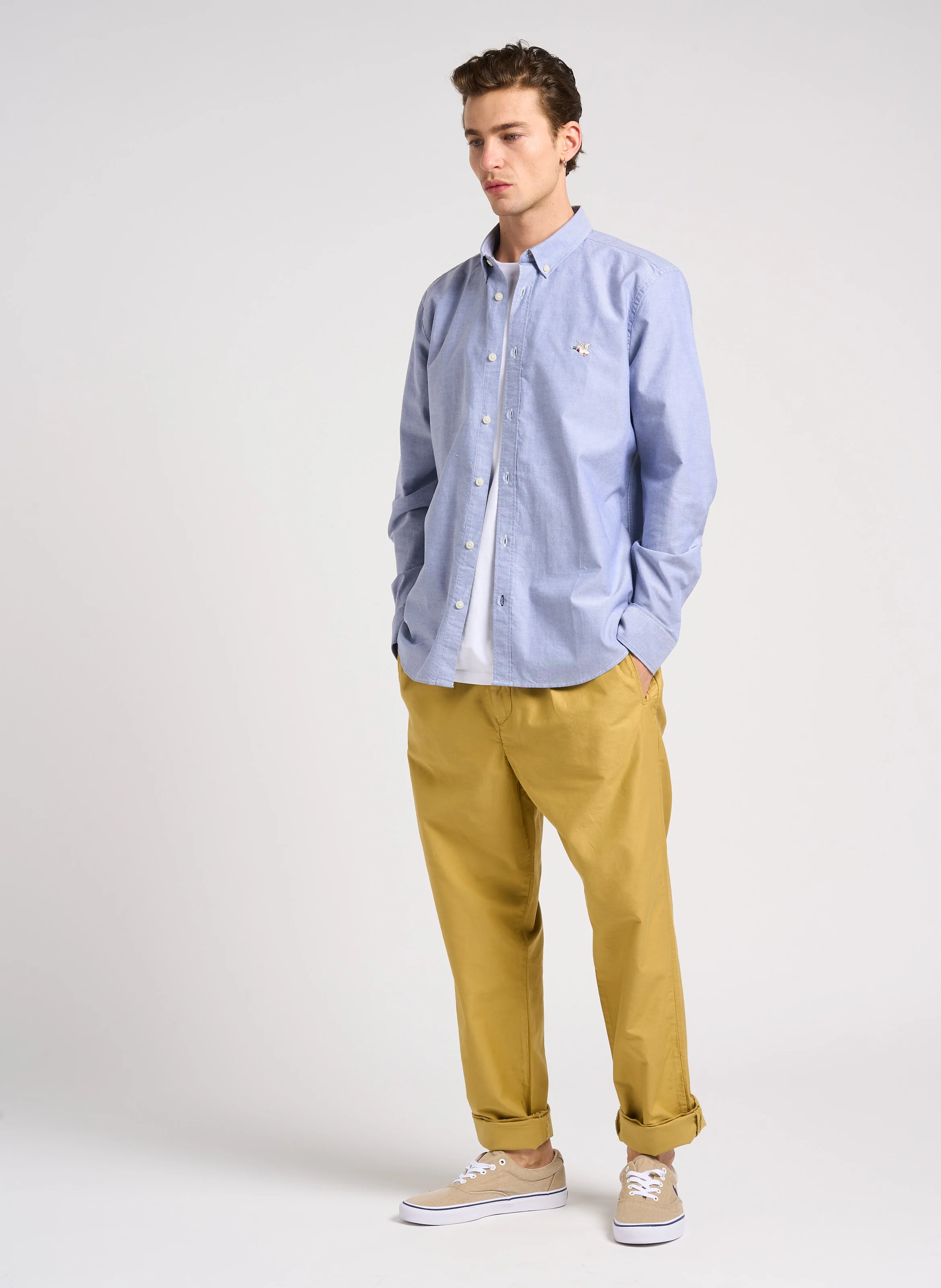 OXFORD TOGS - Chemise droite col classique| Bleu