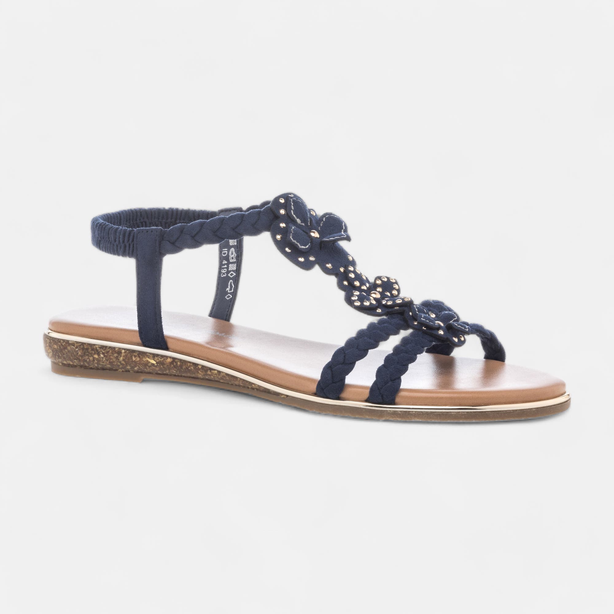 Nu-pieds Femme bleu marine