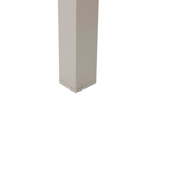 Table de jardin Effet bois Lin / Argile
