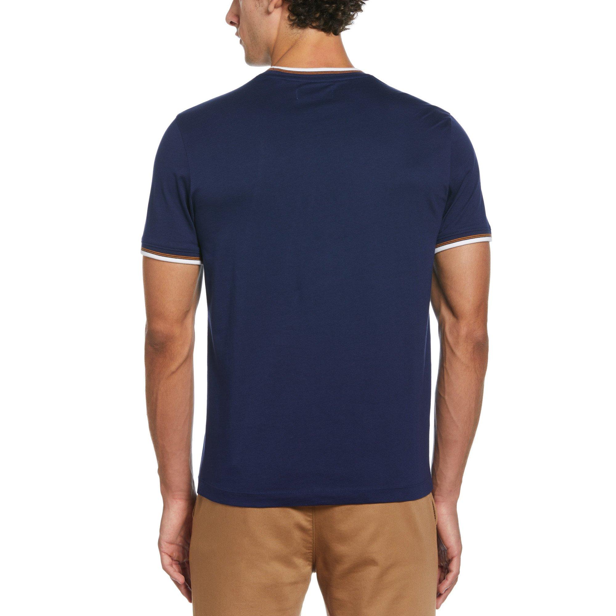 Original Penguin Short Sleeve Tipped T Shirt Mens