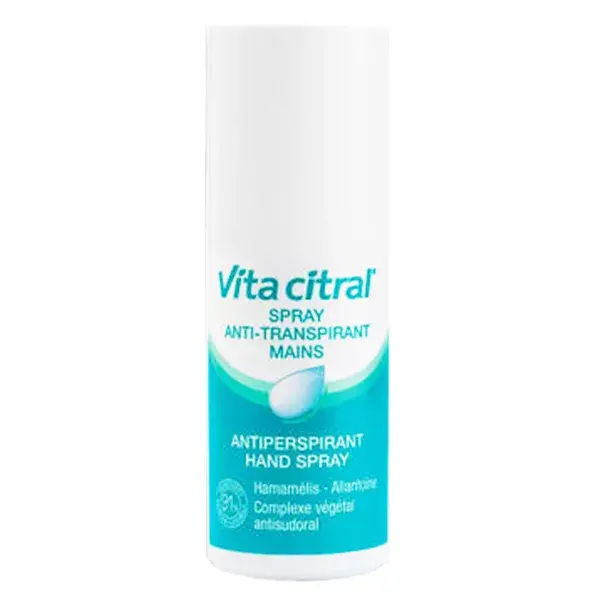 Spray Antitranspirante para Mãos VitaCitral 75ml
