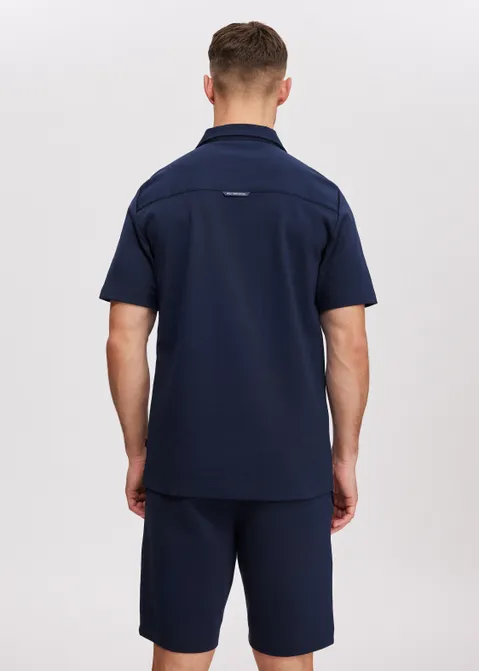 Overhemd met korte mouwen blauw (BLW.D)