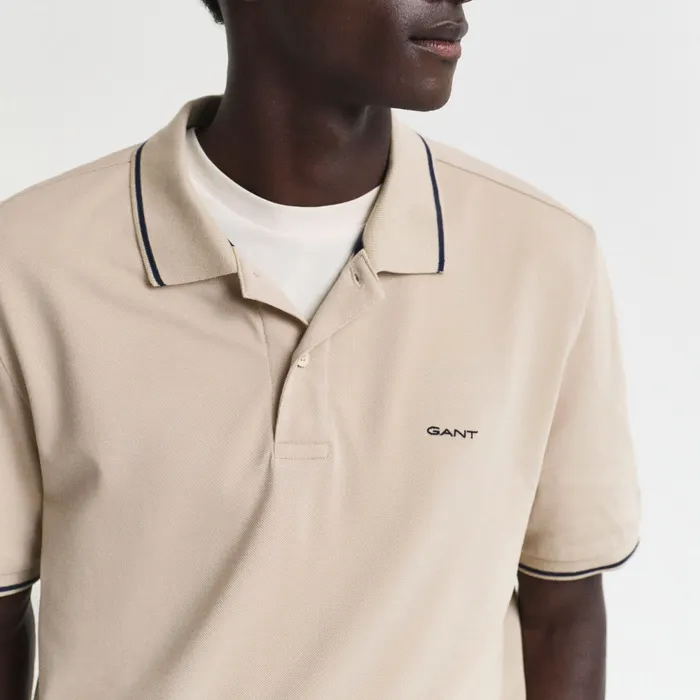 Gant Tipping SS Pique Rugger Polo Heren
