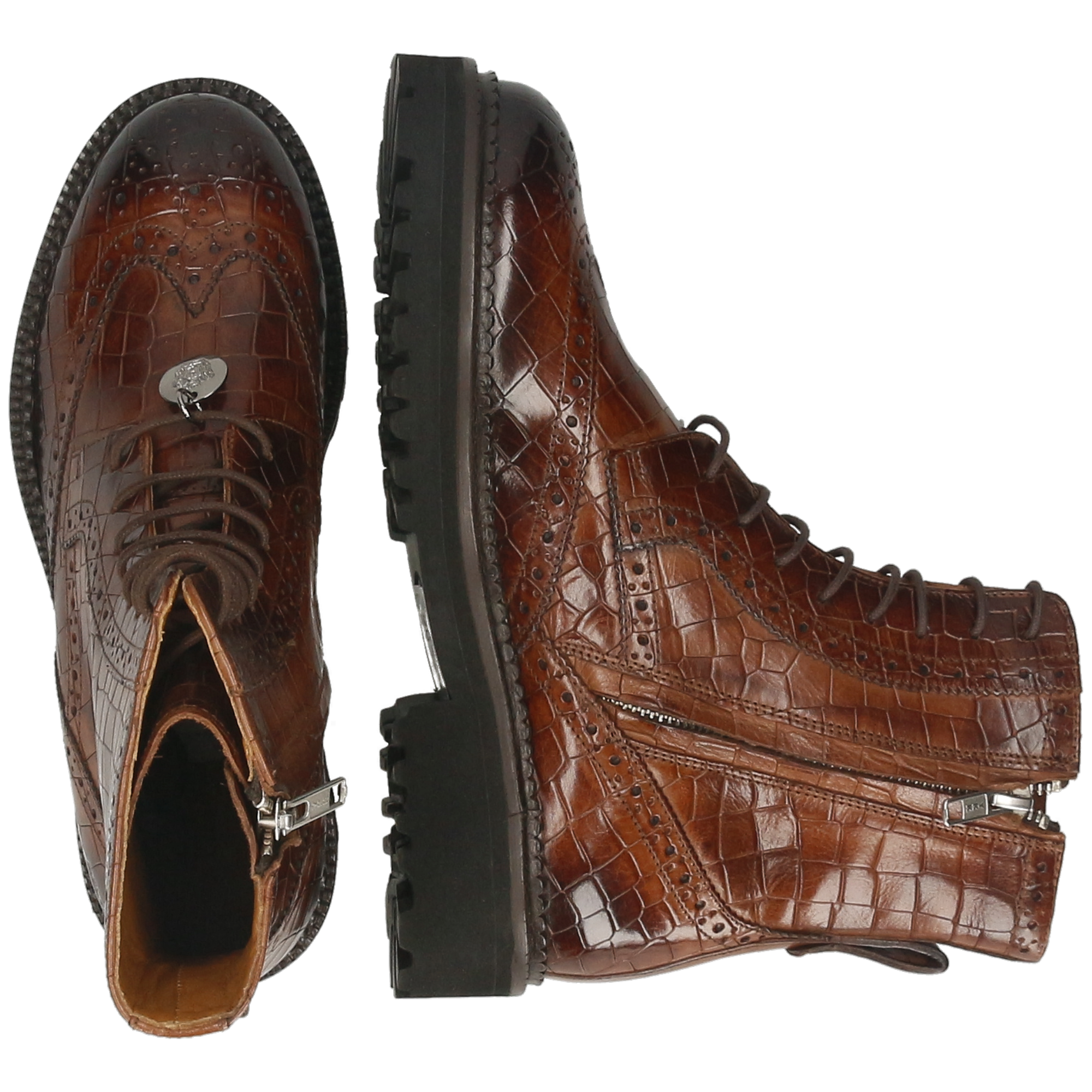 MARIA 14 - Bottines à semelle plateforme | Marron