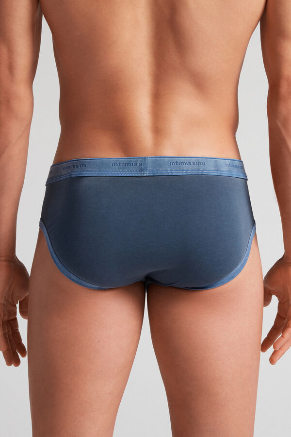 Cueca Supima® Natural Fresh Cotton com logotipo