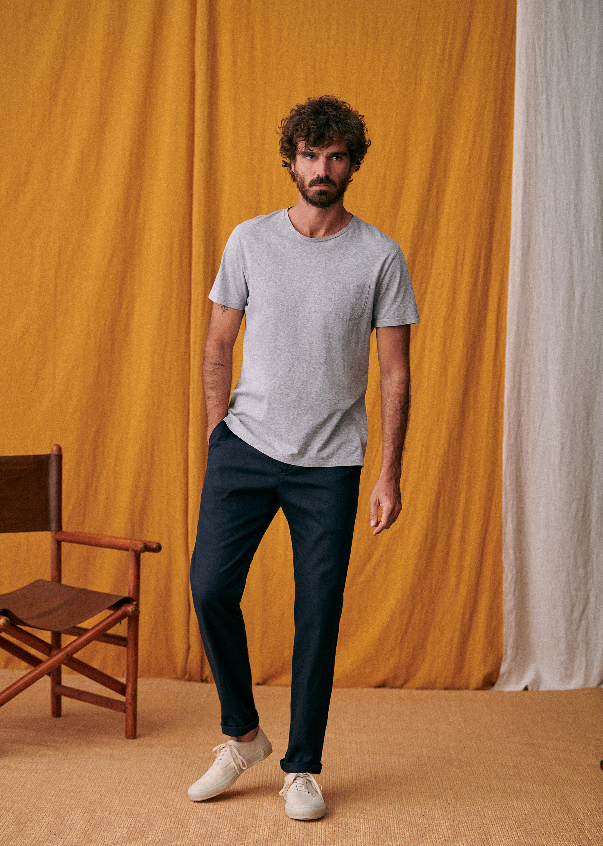 Pantalon Danny - Marine - E-SHOP/BAS Pantalons 5905607