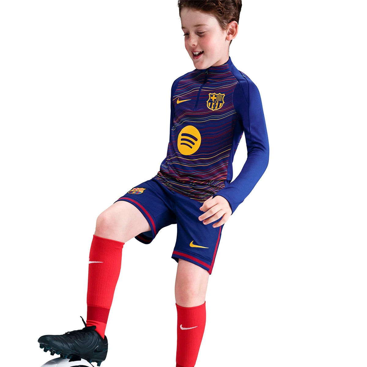 Sweatshirt Nike FC Barcelona Pre-Match 2025-2026 Criança