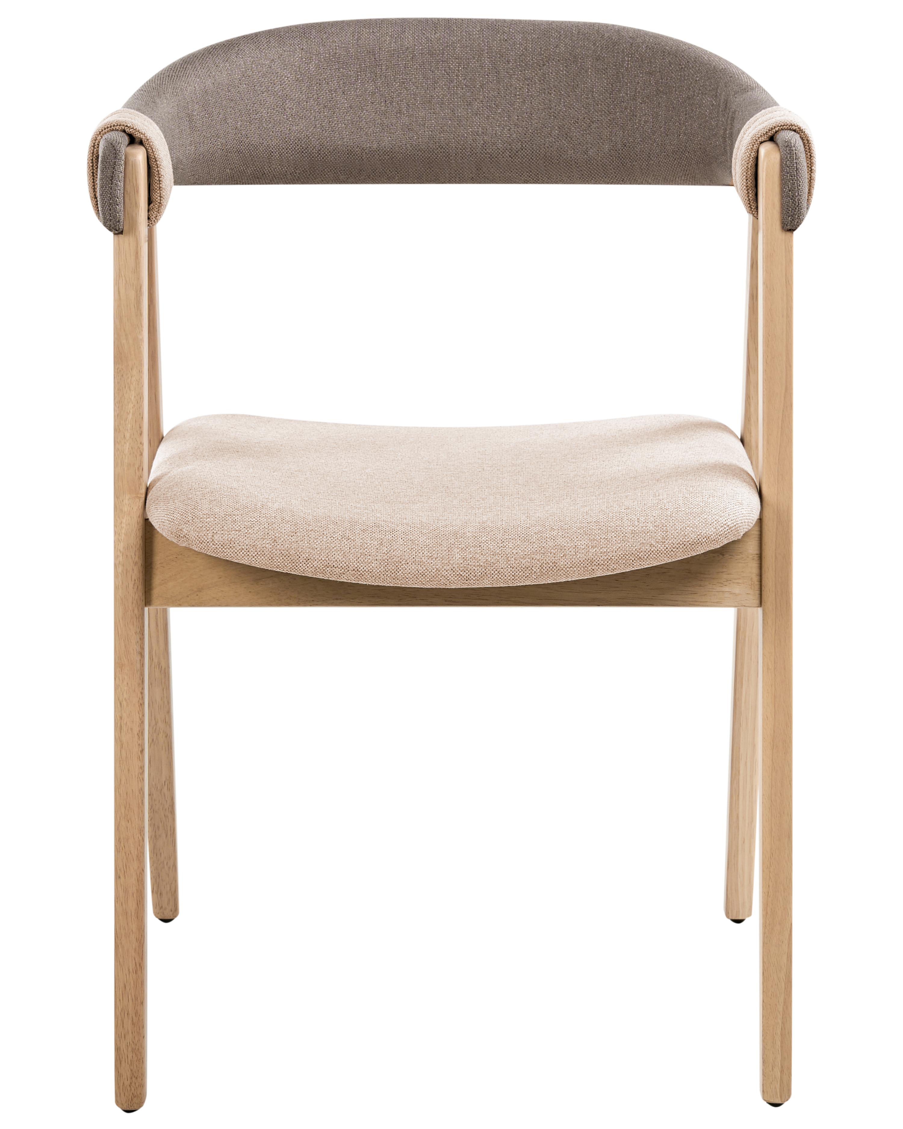 Set van 2 eetkamerstoelen DAY Lichtbruin/taupe