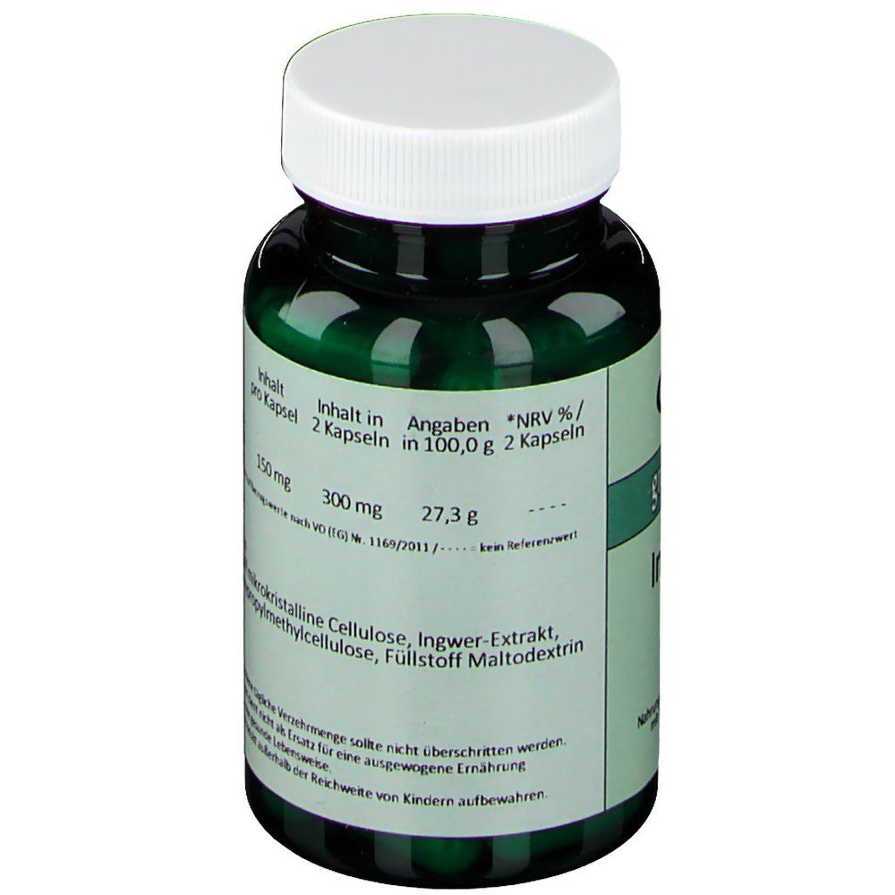 green line NUTRITHEKE Ingwer