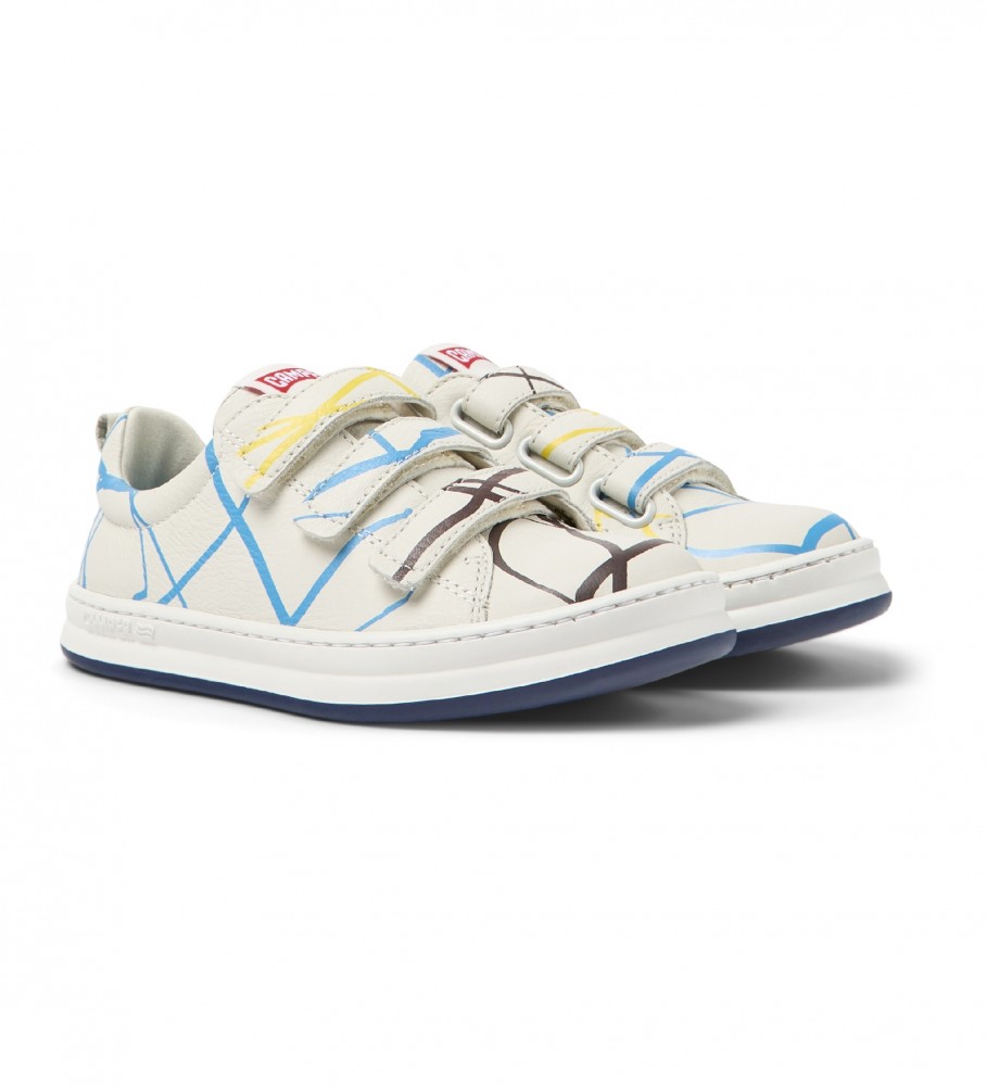 Tênis de couro Camper Runner Four Twins, branco