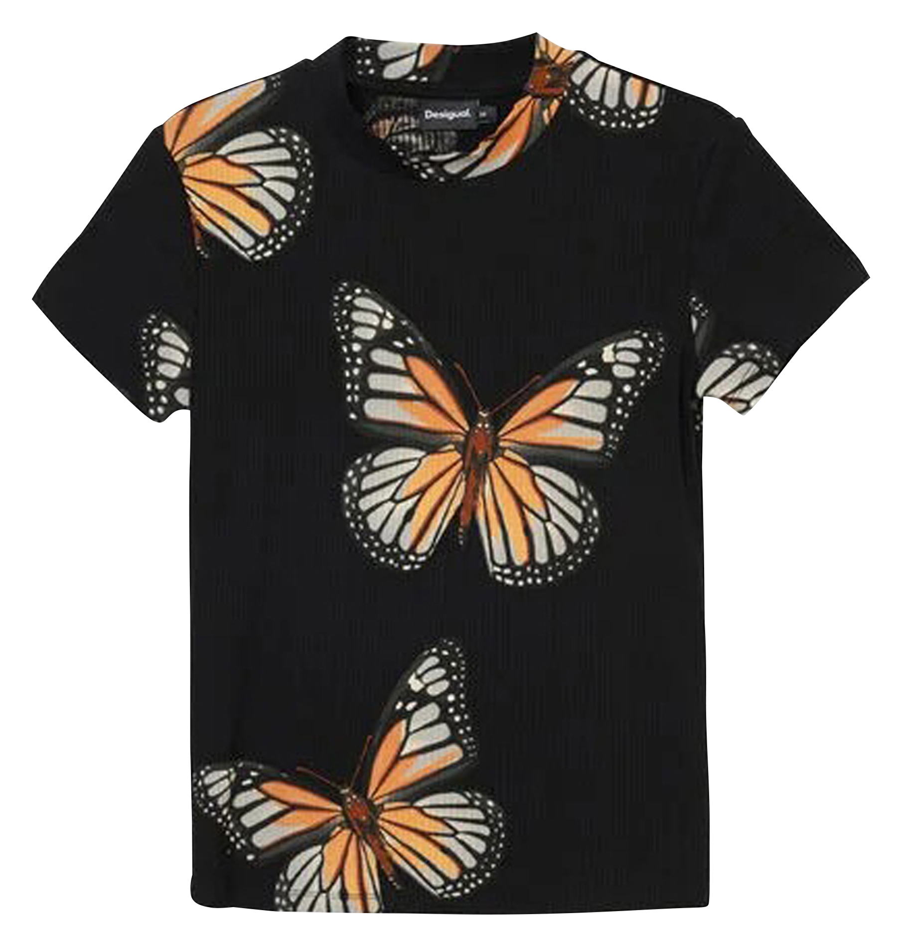 Tee-shirt manches courtes imprimé | Noir