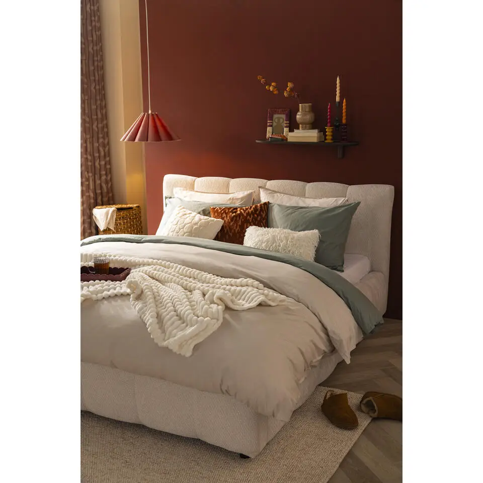 Bed Maudy - ecru - 160x200 cm