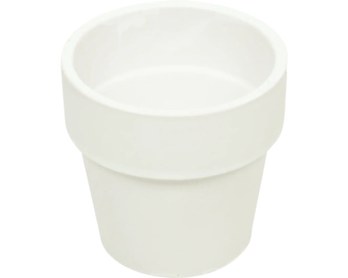 Keramische plantenbak Olivia Ø 5,5 cm H 6 cm wit