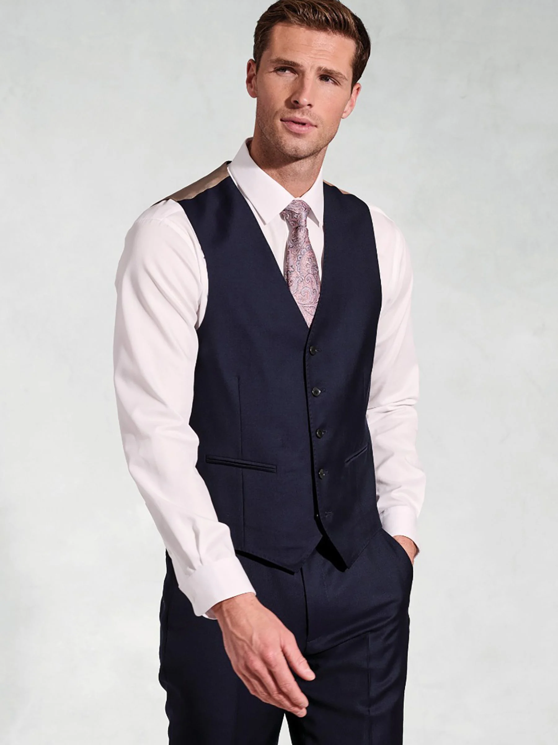 Brook Taverner Wool Suit Waistcoat