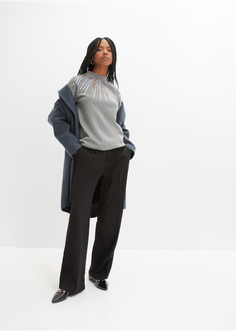 Sweat-shirt à paillettes
