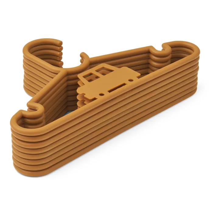 Liewood Cintres Falton - Set de 8 | Golden caramel