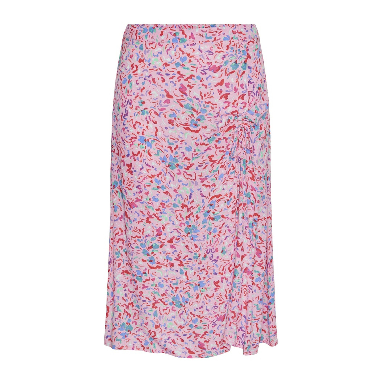 Pieces PCARINE HW MIDI RUCHING SKIRT