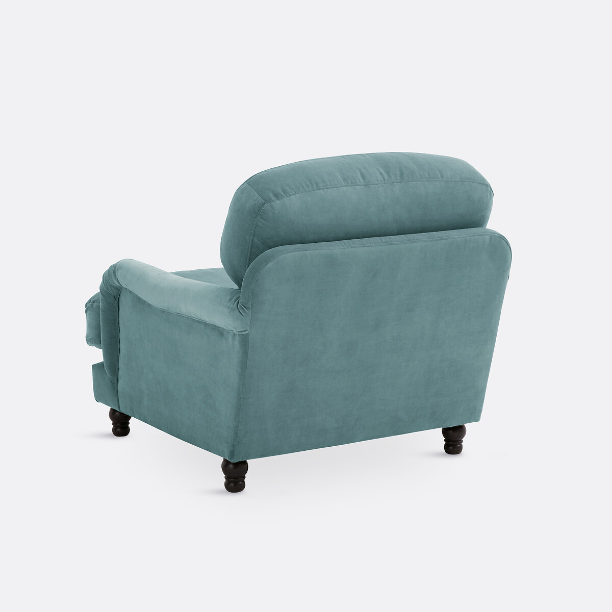 LA REDOUTE INTERIEURS<br>Poltrona de veludo, Meio-dia