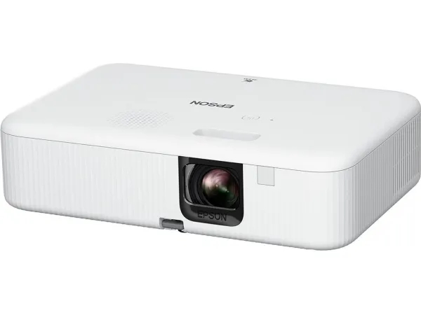 Epson CO-FH02 - 3LCD-projektor - bærbar - 3000 lumen (hvid) - 3000 lumen (farve) - Full HD (1920 x 1080) - 16:9 - 1080p - sort/hvid - Android TV
