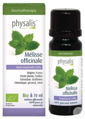 Physalis Huile Essentielle (5%) 100% Pure Et Naturelle Mélisse Officinale 10ml