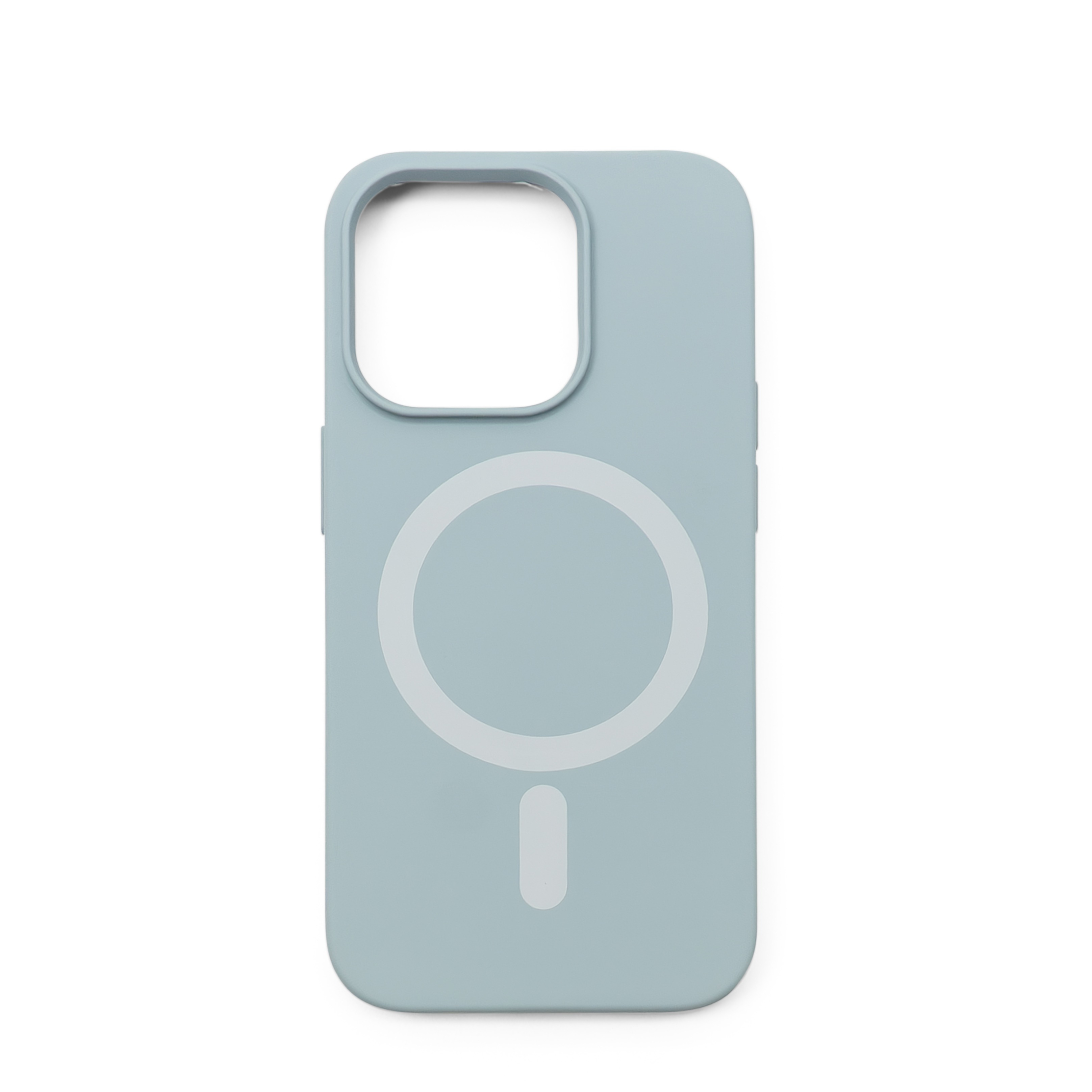 iPhone 14 Pro MagSafe Silikon Case Hülle - Hellblau