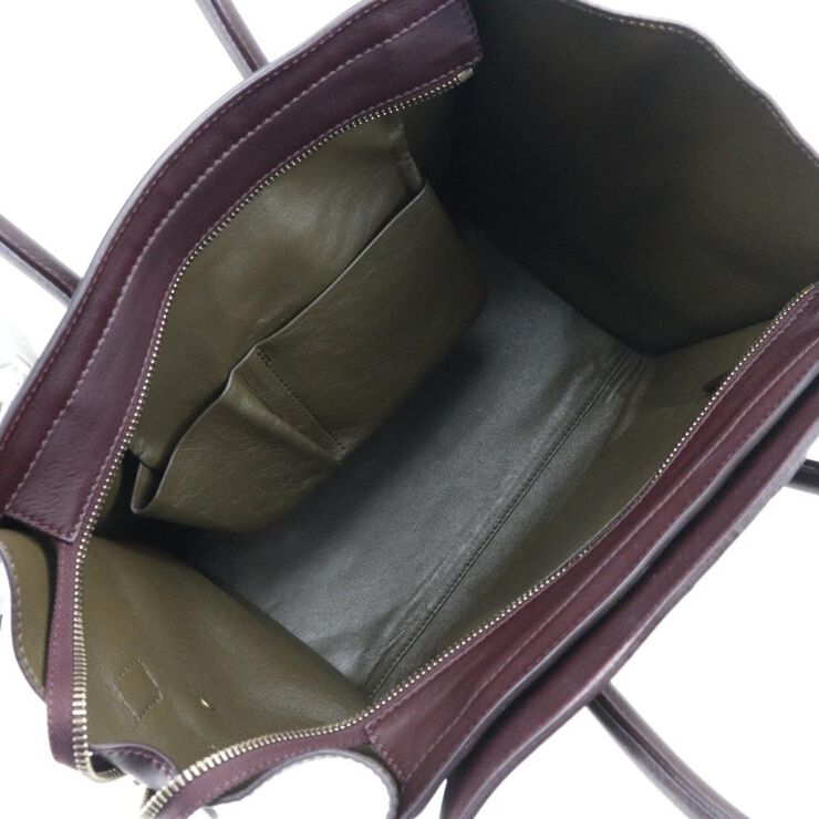 Celine Vintage Celine Luggage Burgundy