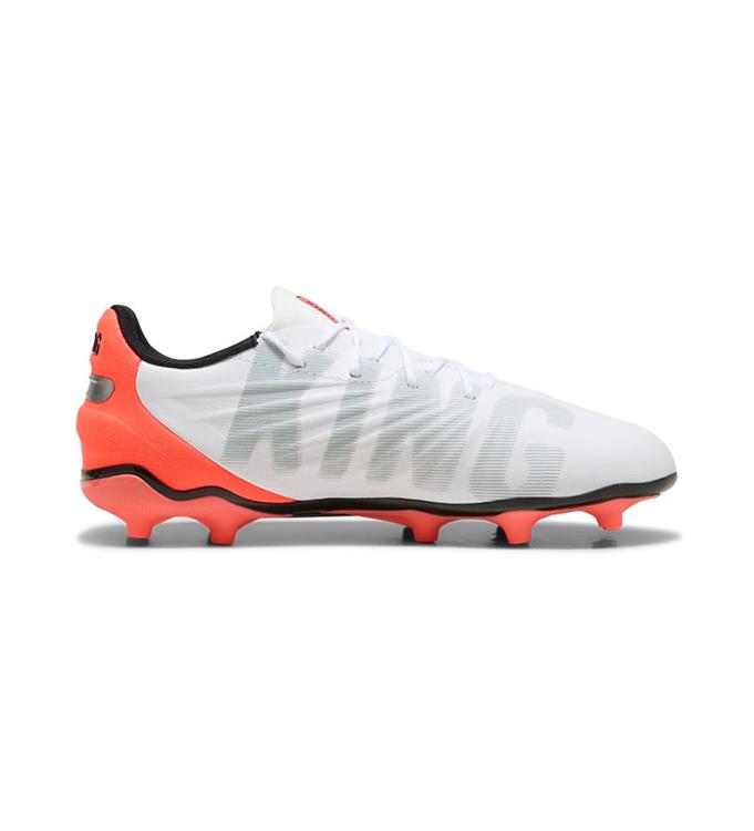 PUMA KING MATCH FG/AG JR 108837 PUMA-WHITE-GLOWING-RED-PUMA-BL
