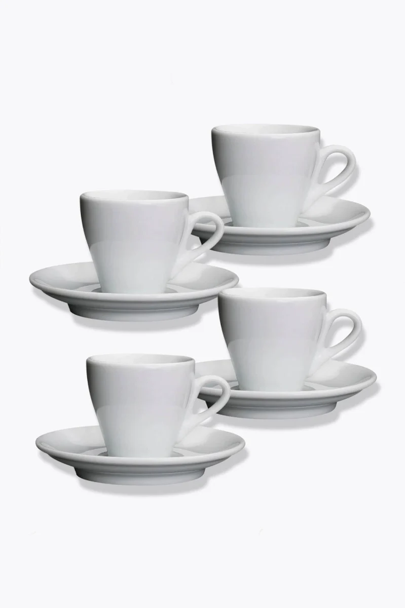 cilio Espressotasse Milano weiß 4-er Set