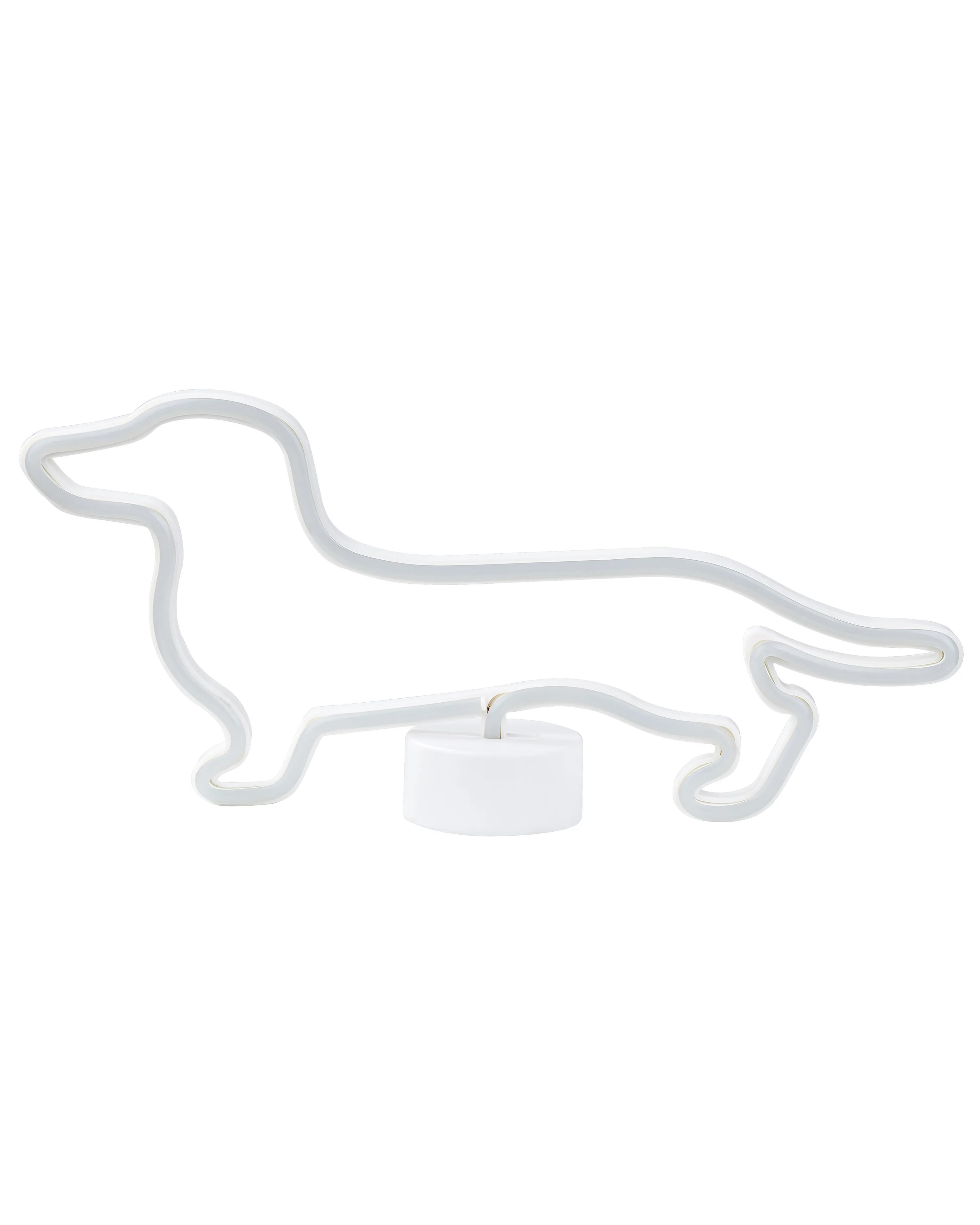 LED neon lichtbord Hond FRANCIS Blauw