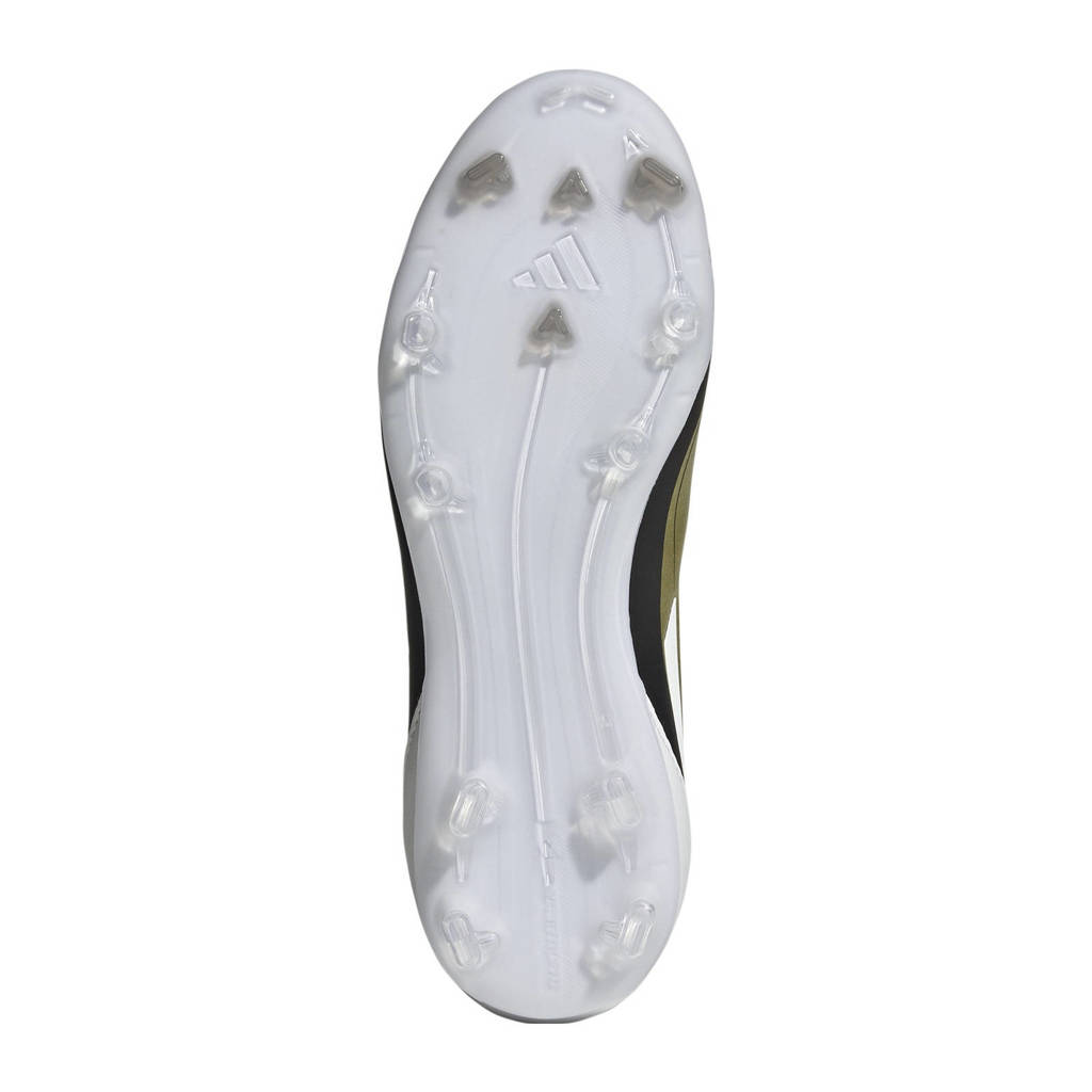 adidas F50 Leaguejunior voetbalschoenen goudmetallic/wit/zwart