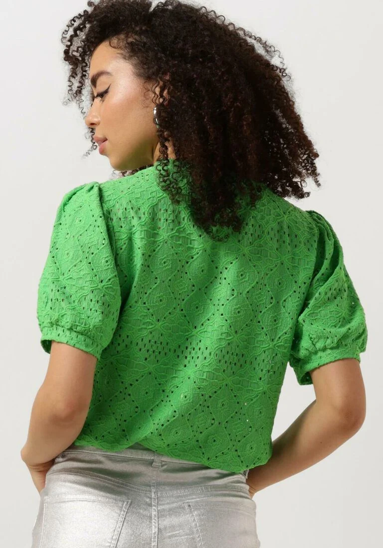 OBJECT groene object top objfeodora s/s top