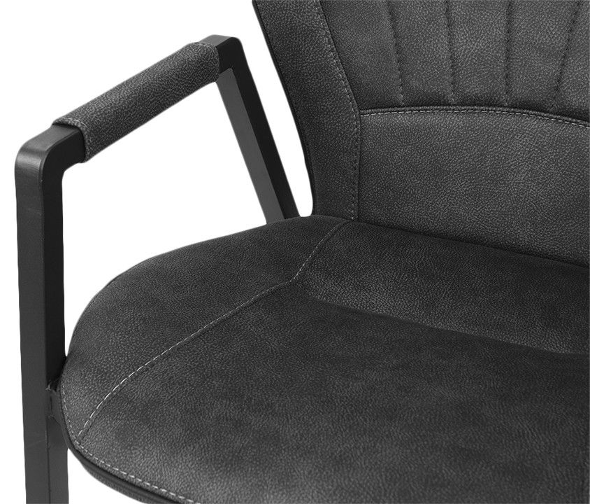 Eetkamerstoel Antraciet Chayenne B52 x D67 x H95 cm