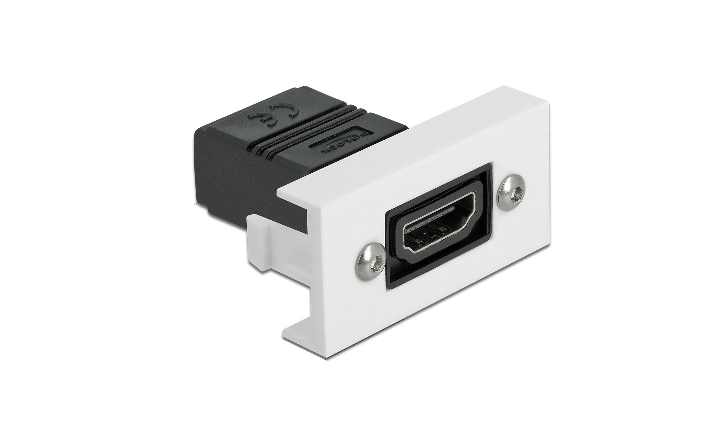Easy 45 HDMI Modul gerade 22.5 x 45 mm HDMI - HDMIDelock Easy 45 HDMI Modul gerade 22.5 x 45 mm