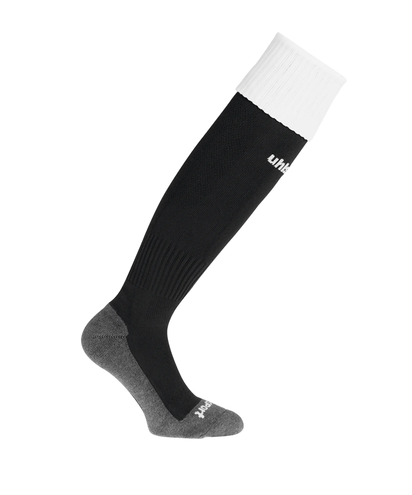 uhlsport Club Stutzenstrumpf Schwarz Weiss F01