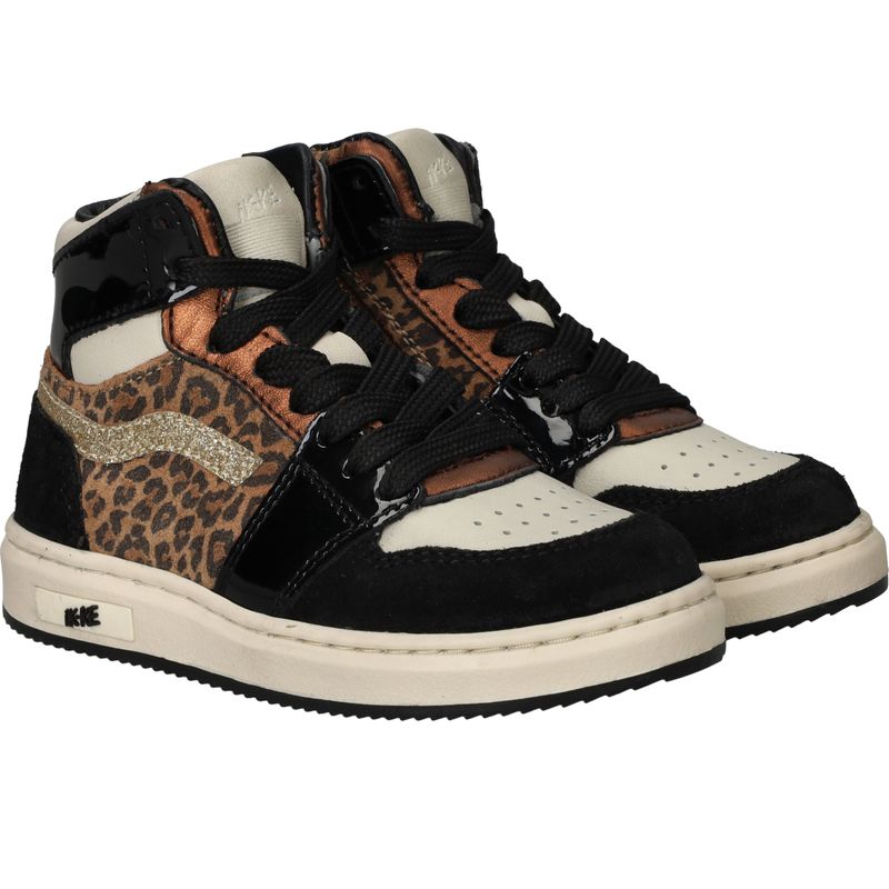 IK-KE Veterschoenen Zwart Meisjes
