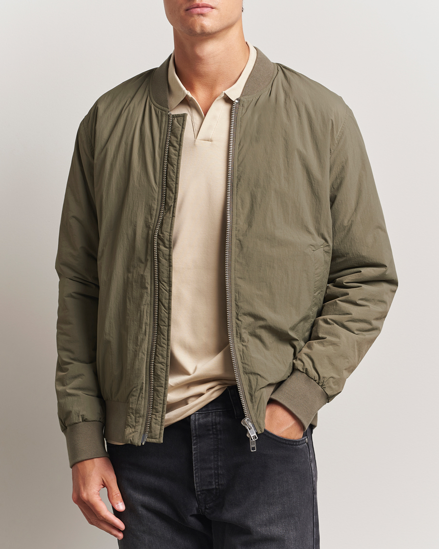 NN07 Dixon Bomber Jacket Capers Green