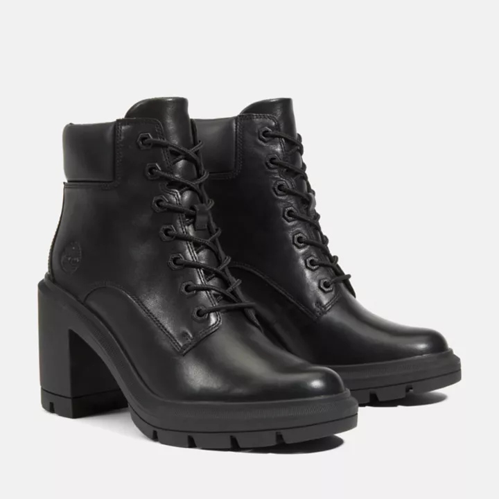 Bottine à lacets Allington Height pour femme en noir monochrome