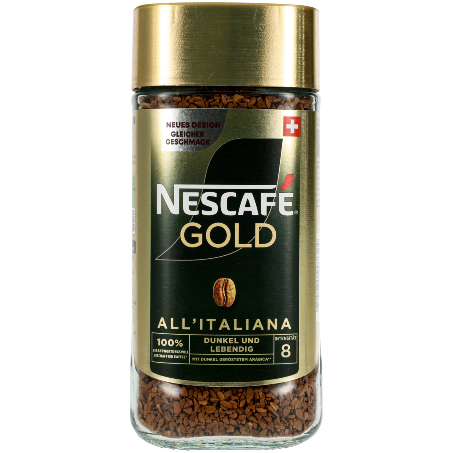 Nescafé Gold Instantkaffee all'italiana Glas
