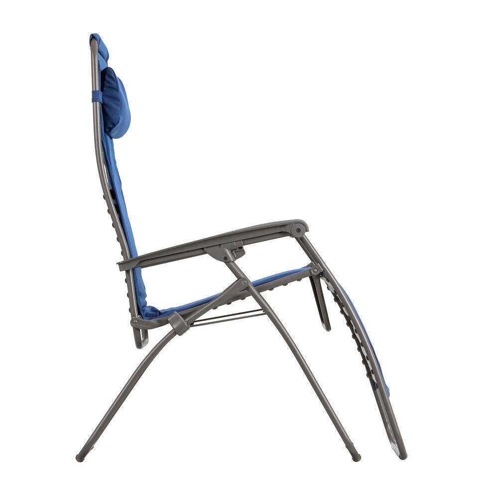 Gepolsterte Zero-Gravity-Relaxliege - XL RSX Clip XL LightComfort® Blau Denim