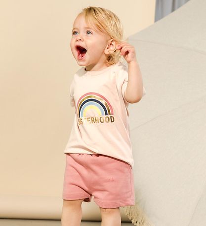 The New Geschwister Sweatshorts - Cea - Dusty Rose