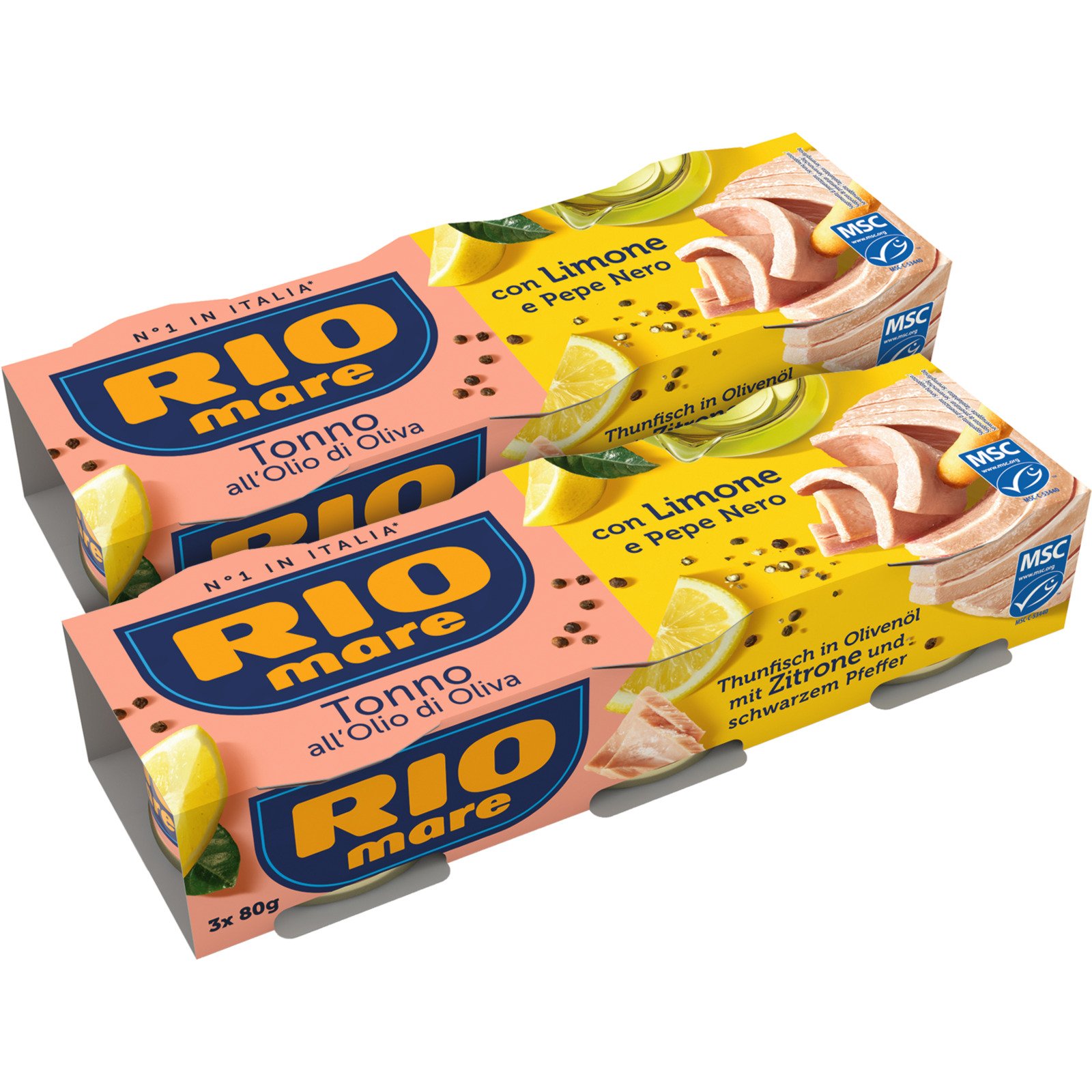 Rio Mare Thunfisch Lemon&Pepper 2 x 3 x80 g