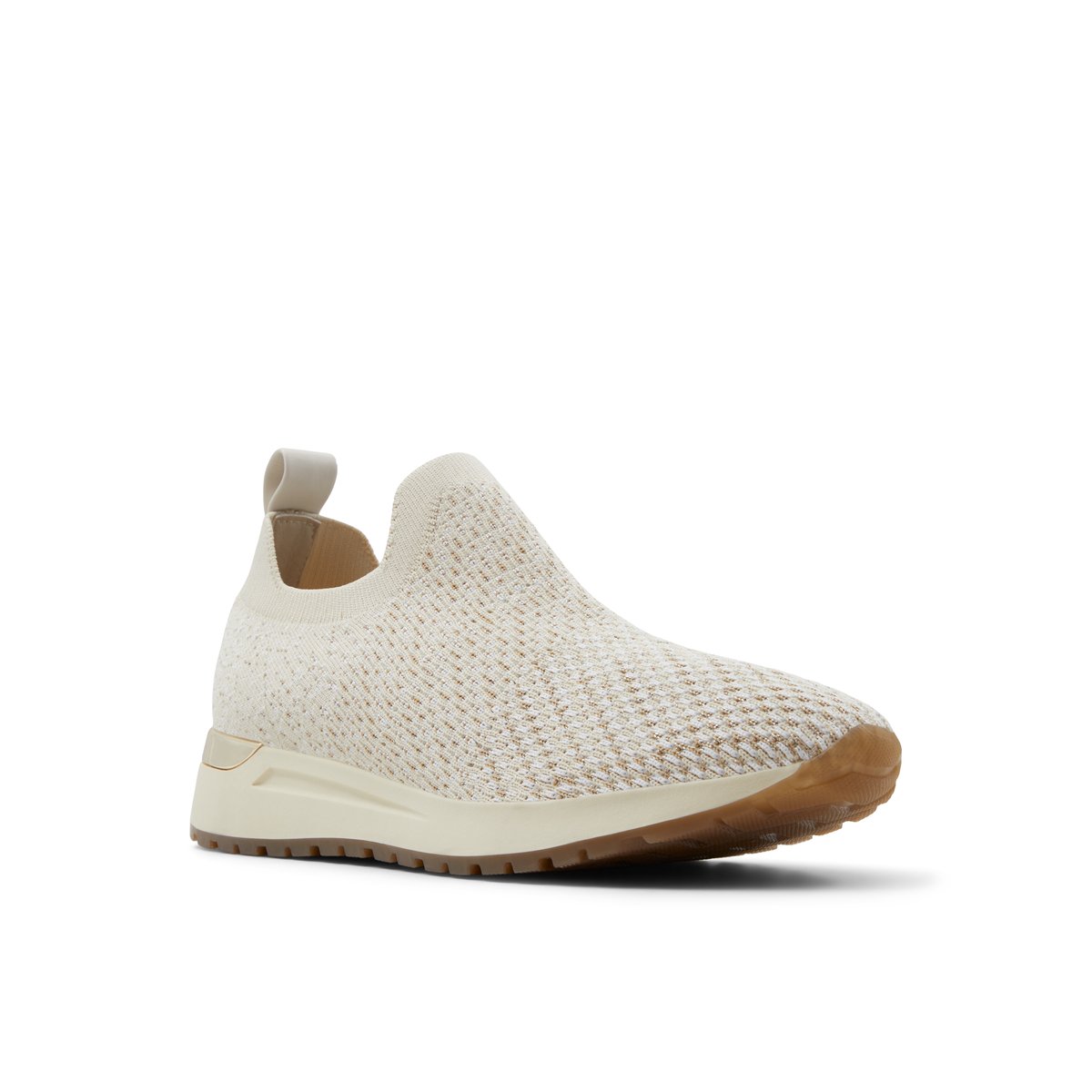 LUCA FERRI-Landalaeryn-Baskets à enfiler - Talon plat - Beige