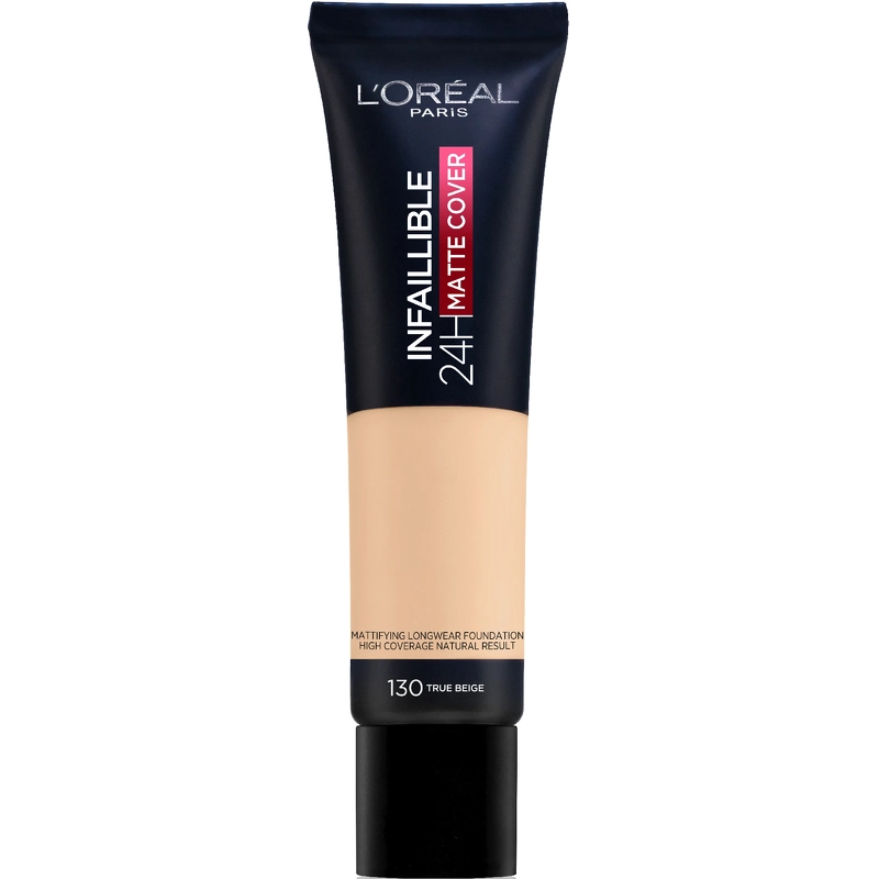 L'Oréal Paris Cosmetics Infaillible 24H Matte Cover Foundation SPF 16 - 30 ml- 130 True Beige