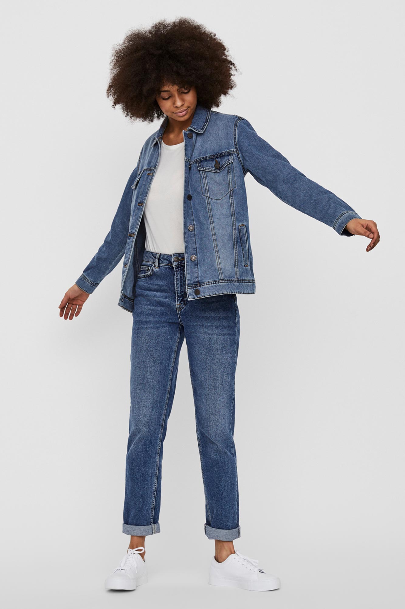 jaqueta jeans oversized