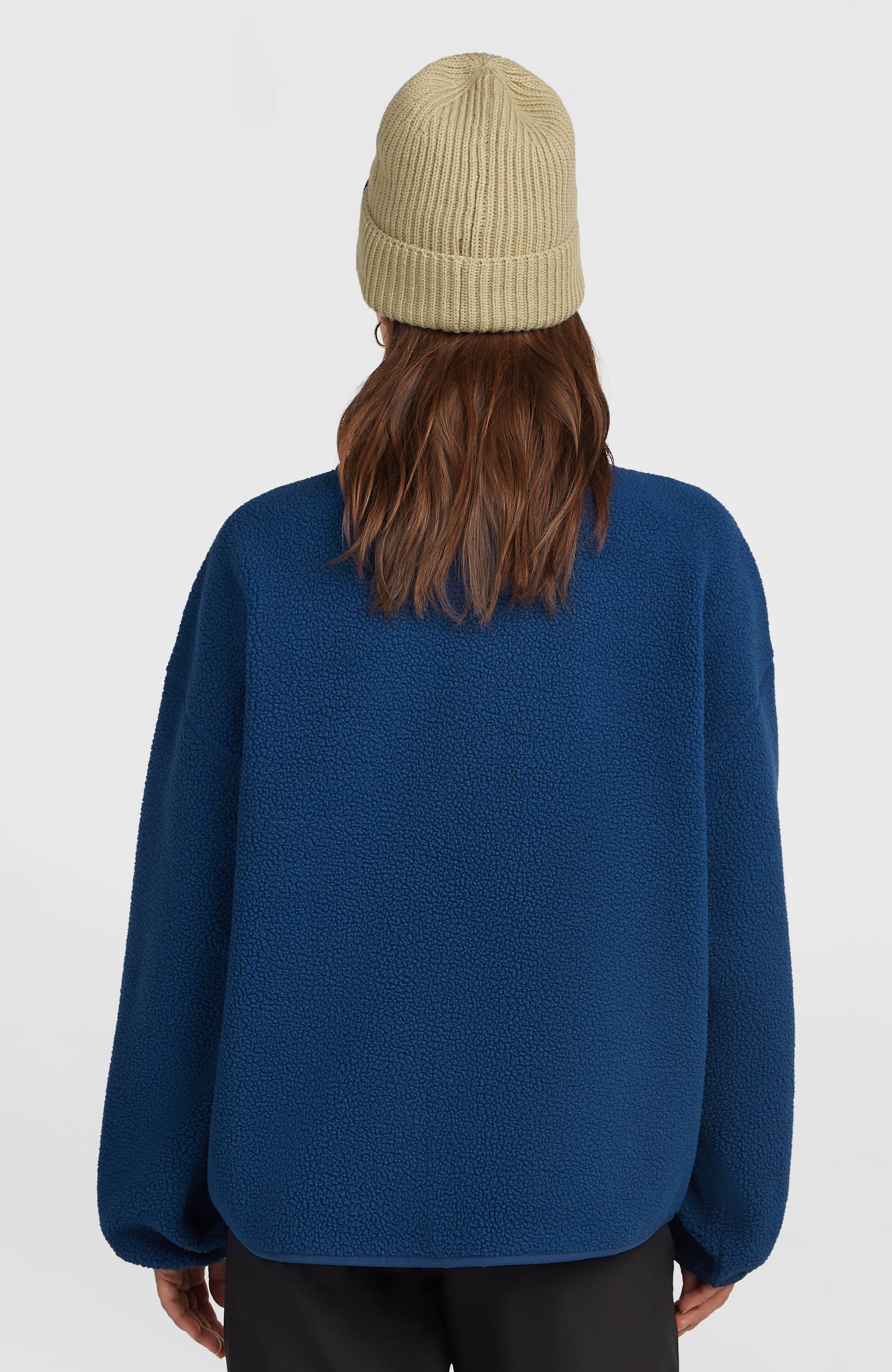 Must-Have High-Pile fleecevest met volledige rits