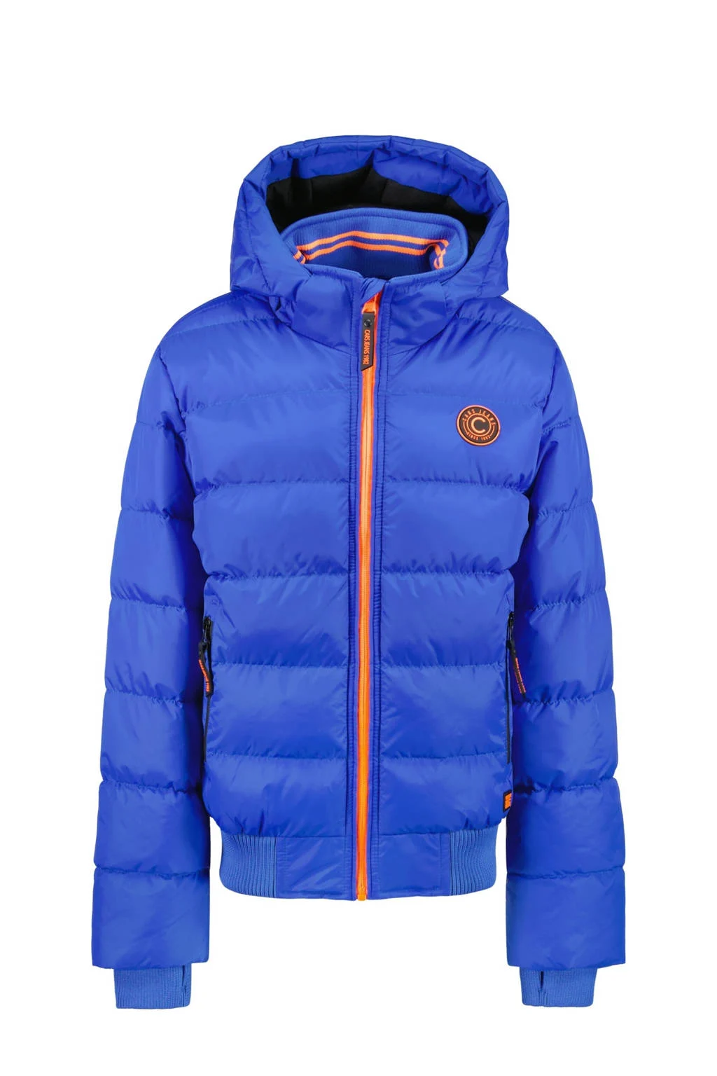 Cars gewatteerde jas blauw