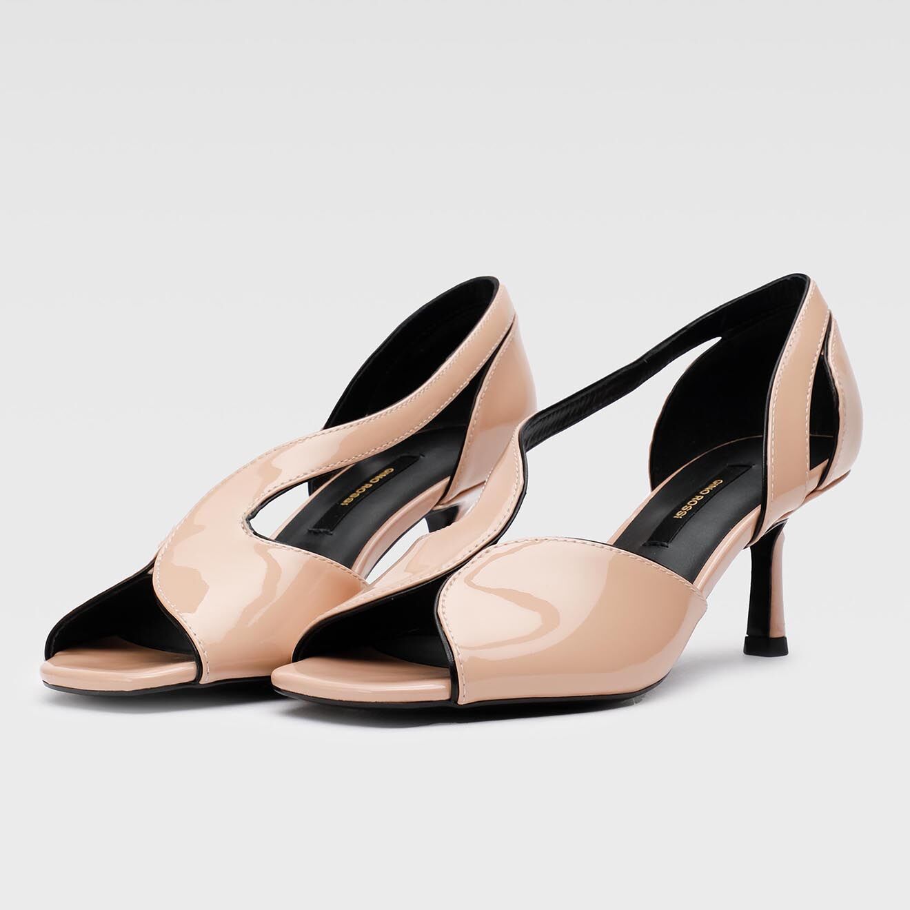 Gino Rossi Sandales en Cuir Perla roses - Talon 6 cm